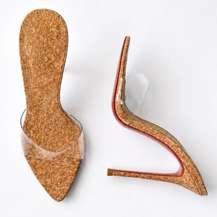 �W��ľ�y�r�b��Ь ���^PVCһ�֎���������Ůsummer sandals heels