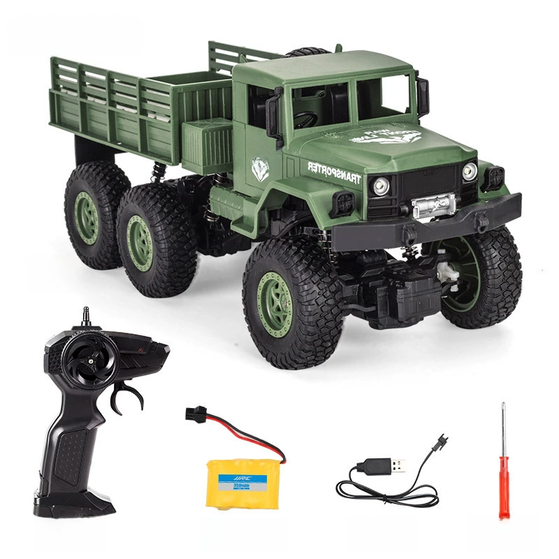 Реалистичный грузовик JJRC, дорожная игрушка, внедорожная радиоуправляемая машина, может взбираться