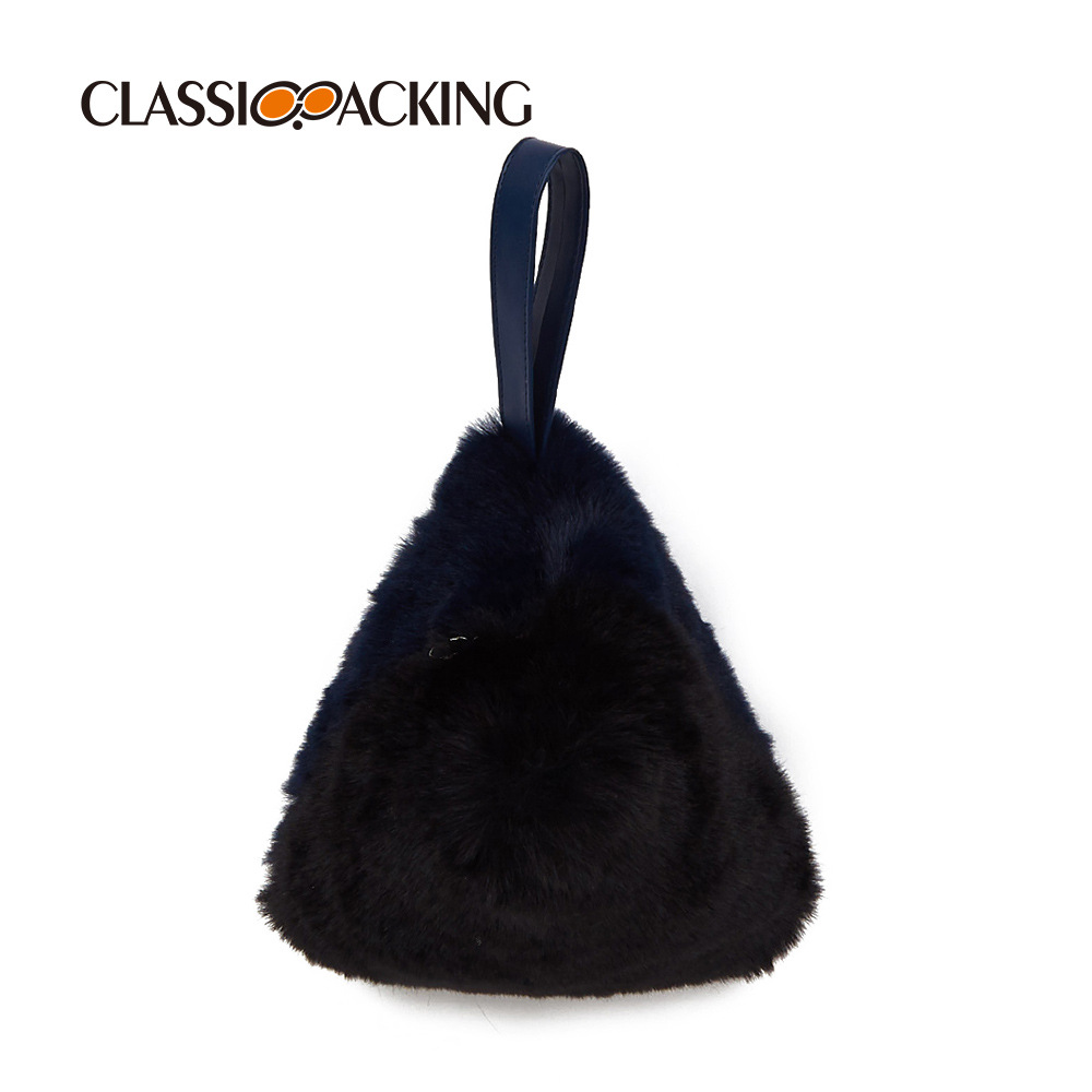 Bolsa de felpa de diseño de fábrica 2022 nueva moda de invierno bolso de lana de cordero personalizado todo-fósforo bolso de mujer portátil