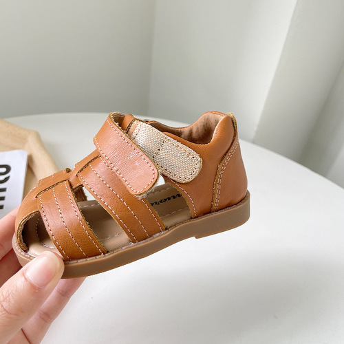 {18-30 sizes} Girls' shoes summer new soft-soled baby toddler shoes girl's Roman shoes baby sandals