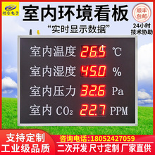 大屏幕LED温湿度显示屏工农业、环境实时监测精益显示屏led牌屏幕
