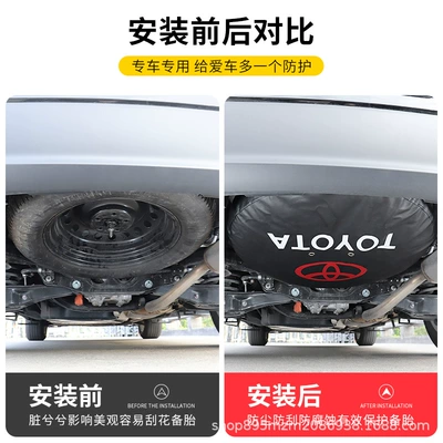 Cover Dust-Proof and Mud-Proof Modification — Spare wheel cover