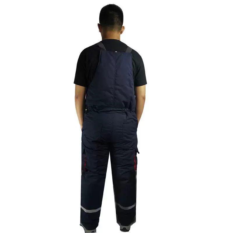 Winter suspenders, work keep warm trousers, overall, increased thickness
