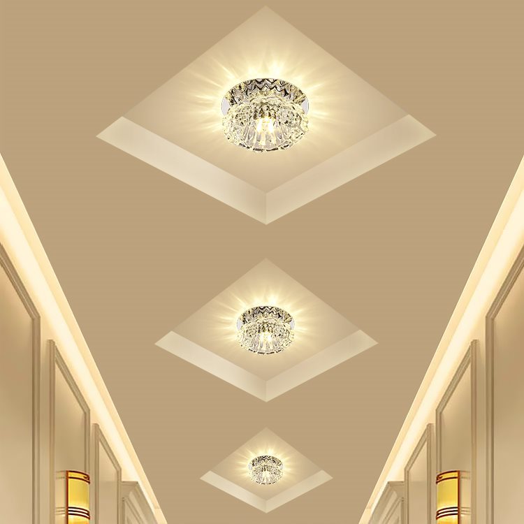 LED DOWNLIGHT 7.5 홀 배럴 라이트 천장 램프 임베디드 거실 구멍 조명 3W 스포트라이트 통로 조명