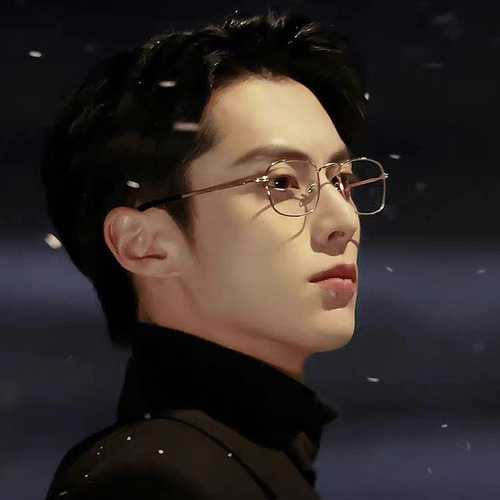 Gold Thread Eyeglass Frame, Ruggedly Stylish and Scholarly Square Metal Myopia Glasses for Women, Blue Light Blocking Flat-Sided Glasses for Men