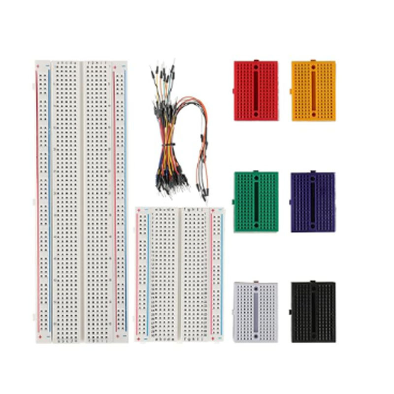 400 hole/830 hole breadboard 65pcs tie wire/jumper SYB-170 micro breadboard learning suit 400 hole/830 hole breadboard 65pcs tie wire/jumper SYB-170 micro breadboard learning suit