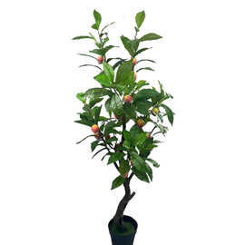 仿真水果桃子绿植桃树客厅家居摆件装饰发财果厂家批发仿真毛桃