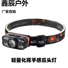 国境を越えた超長バッテリー寿命超高輝度 LED 長距離ヘッドマウントポータブル釣り充電式屋外高輝度誘導ヘッドランプ