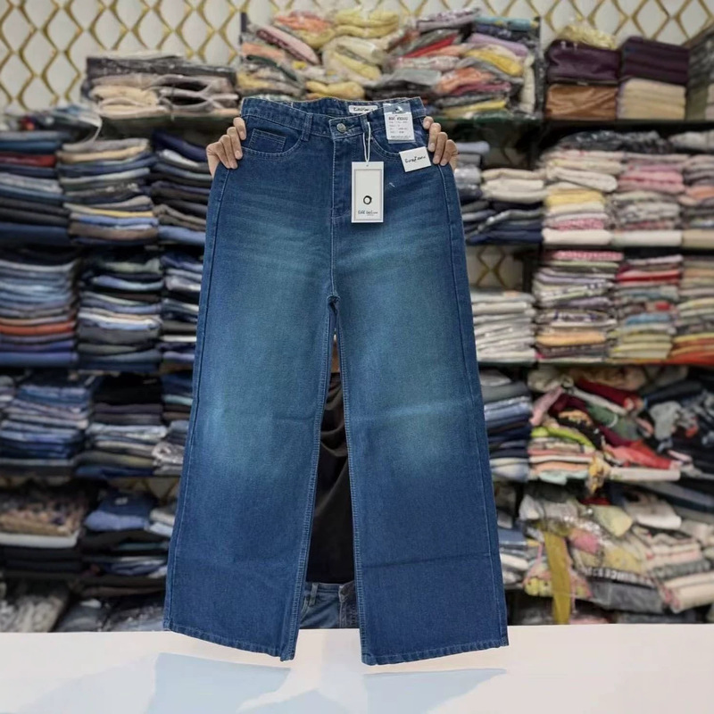 Women Jeans High-Quality Straight-Leg Women's Jeans Wide-Leg Pants Factory Wholesale in Stock Wholesale Women Jeans High-Quality Straight-Leg Women's Jeans Wide-Leg Pants Factory Wholesale in Stock Wholesale