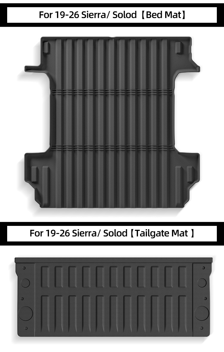 Suitable for 12-26 Models of Gmc Sierra, Chevrolet Silverado, and Silverado Tpe Car Floor Mats for Cross-Border Sales