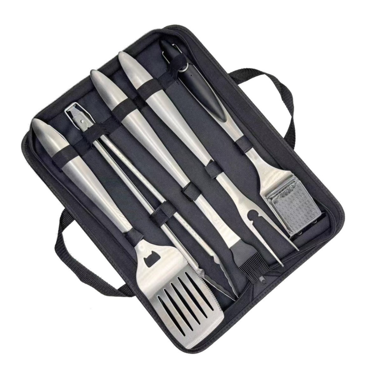 Fábrica en stock suministro directo BBQ hornear conjunto bolsa de tela traje hogar al aire libre fácil de llevar bolsa de tela portátil hornear conjunto traje