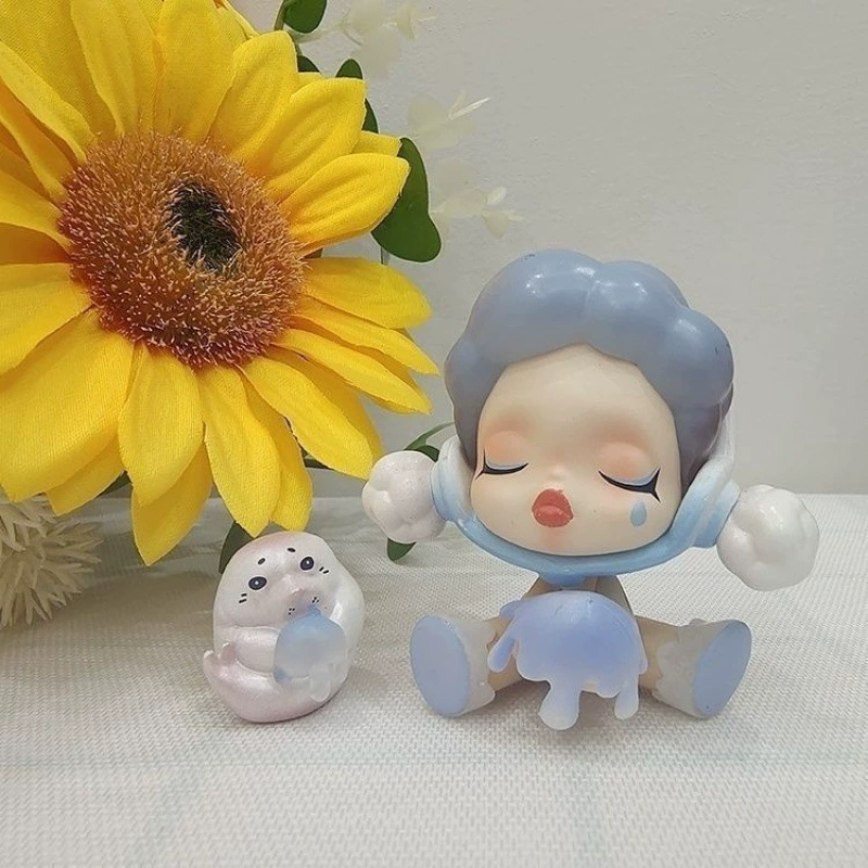 Блайнд-бокс POPMART Skullpanda SP7, серия «Пожирающие сны», коллекционная фигурка ручной работы
