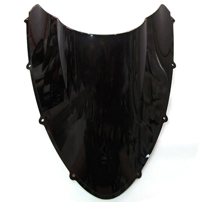 Suitable for Ducati 848 EVO 1098 1198 modified motorcycles, front windshield, windscreen, wind shield (Motorcycle front windshield) - black