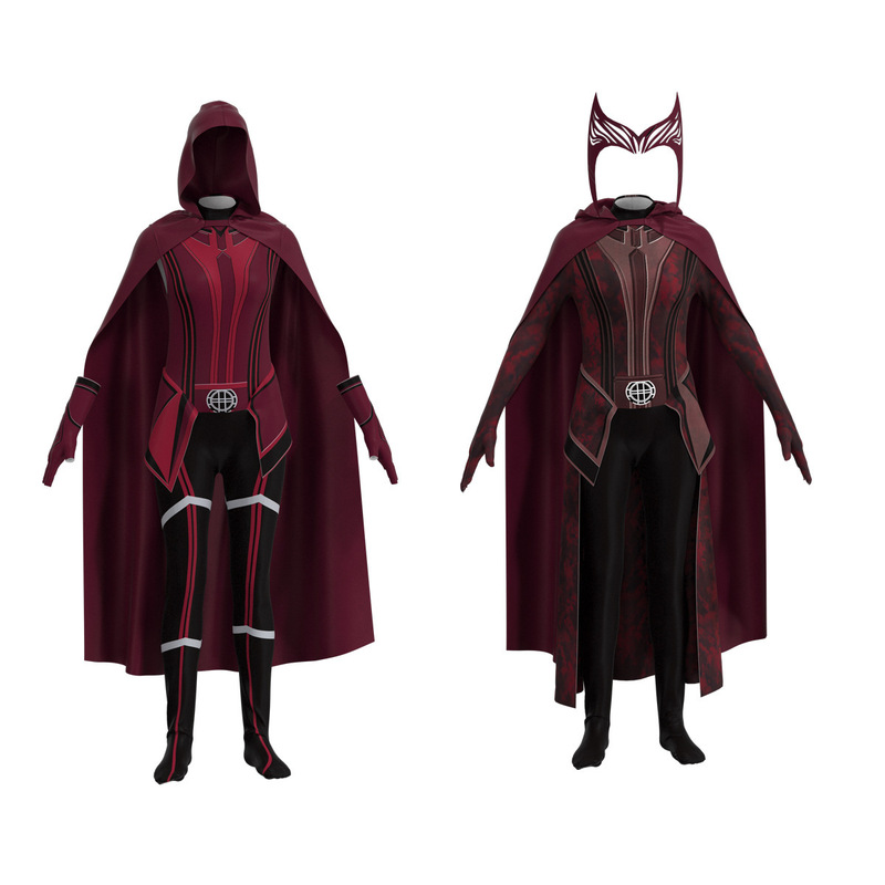 Wanda Fantasy Scarlet Witch Cos Costume Wanda Scarlet Witch Cosplay Same Style Clothes Magic Wanda Fantasy Scarlet Witch Cos Costume Wanda Scarlet Witch Cosplay Same Style Clothes Magic