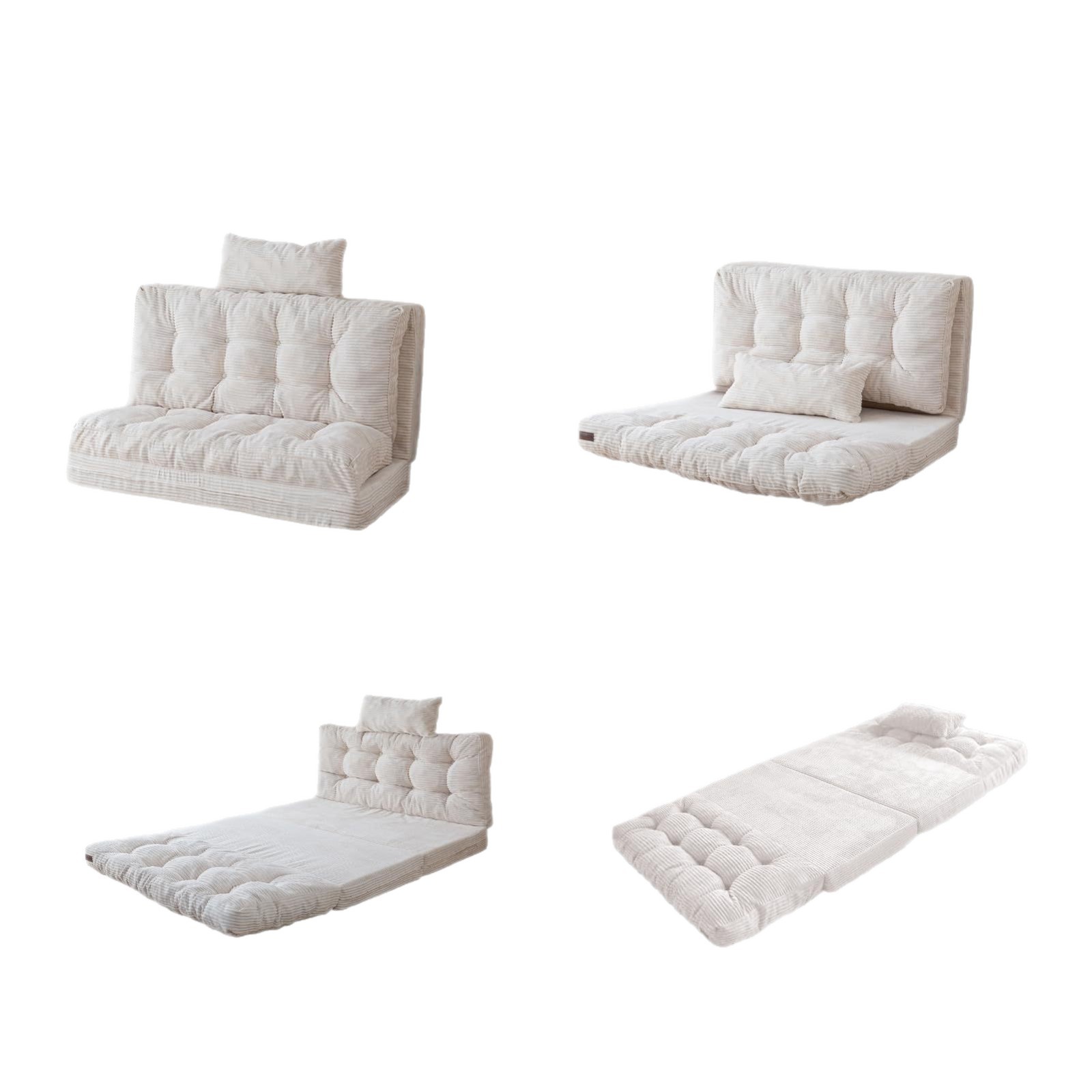 Amazon sofá cama plegable uno-quatro - uso espeso esponja colchón de suelo de velcro sofá cama de sala de estar
