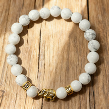 跨境热卖个性时尚虎眼石手链男士潮流手饰大象手串百搭女手串批发