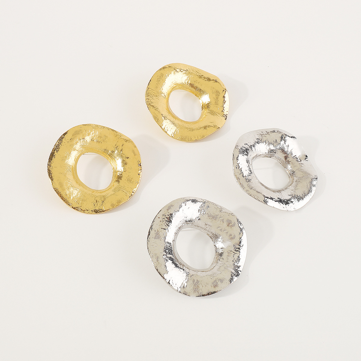 42g Weight 0.03µm Gold Plating Thickness Electroplated Gold Plating Process 201 Stainless Steel Ear Needle Material Golden Plated Plating Material Ear Studs Classification 1 Pair Quantity Holiday, Daily Occasion Alloy Material Geometric Pattern Women's Gender IG Style, Casual, Exaggerated Style Plating Craft 1 Pair IG Style Casual Exaggerated Geometric Alloy Ear Studs 2