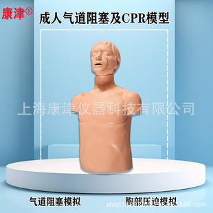 Advanced Adult Airway Obstruction and Cpr Model Kjr/Cpr155 Cardiopulmonary Resuscitation First Aid Training Model