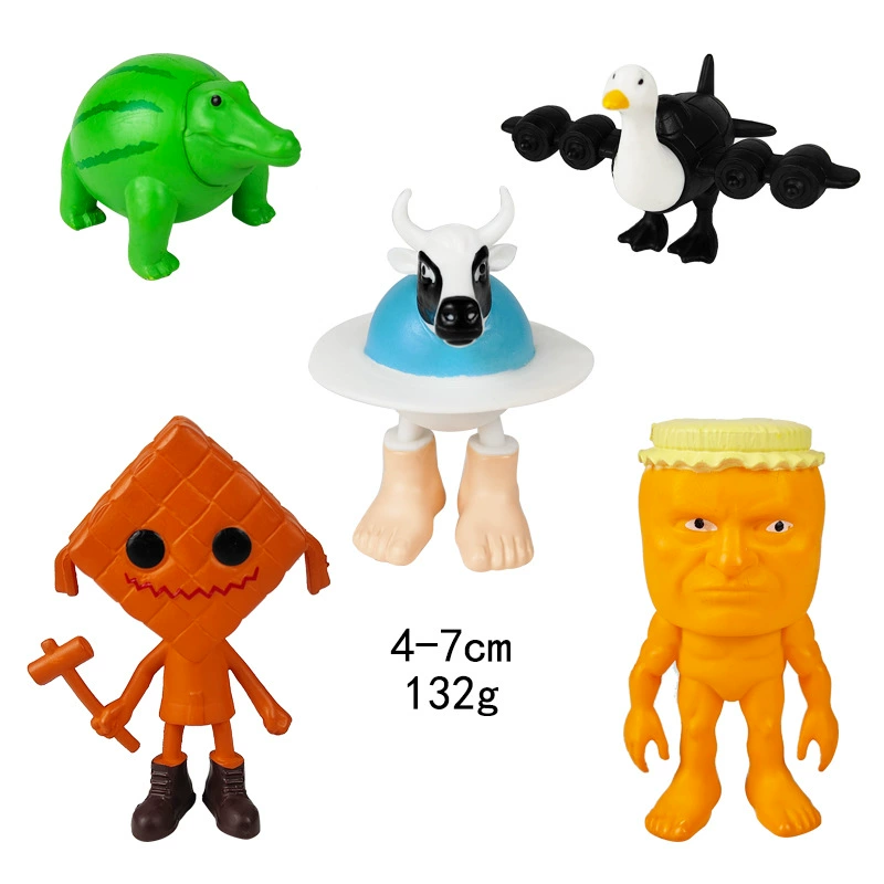 Фигура Шанхай Jing Tralala деревянная палочка-человек, assorted characters, пакет OPP, 0,4 кг