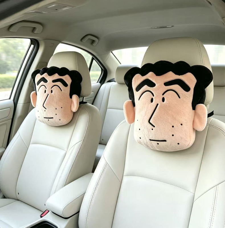 Little Policewoman Cartoon Cute Lady Car Headrest Comfortable Neck Pillow Cushion Personalized Stylish Car Headrest