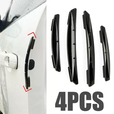 Car bumper strip car door decorative stickers anti-collision adhesive car body anti-scratch anti-scratch protective strip anti-collision adhesive strip 4-piece set