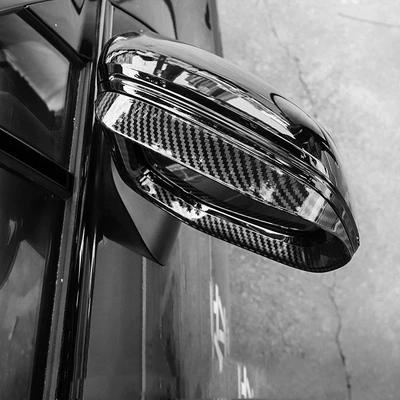 Rearview mirror rainproof sticker Lynk 010203/03 0506 special rearview - lk06-all-inclusive-rearview-mirror-rain-eyebrow-2-pieces-carbon-fiber-pattern