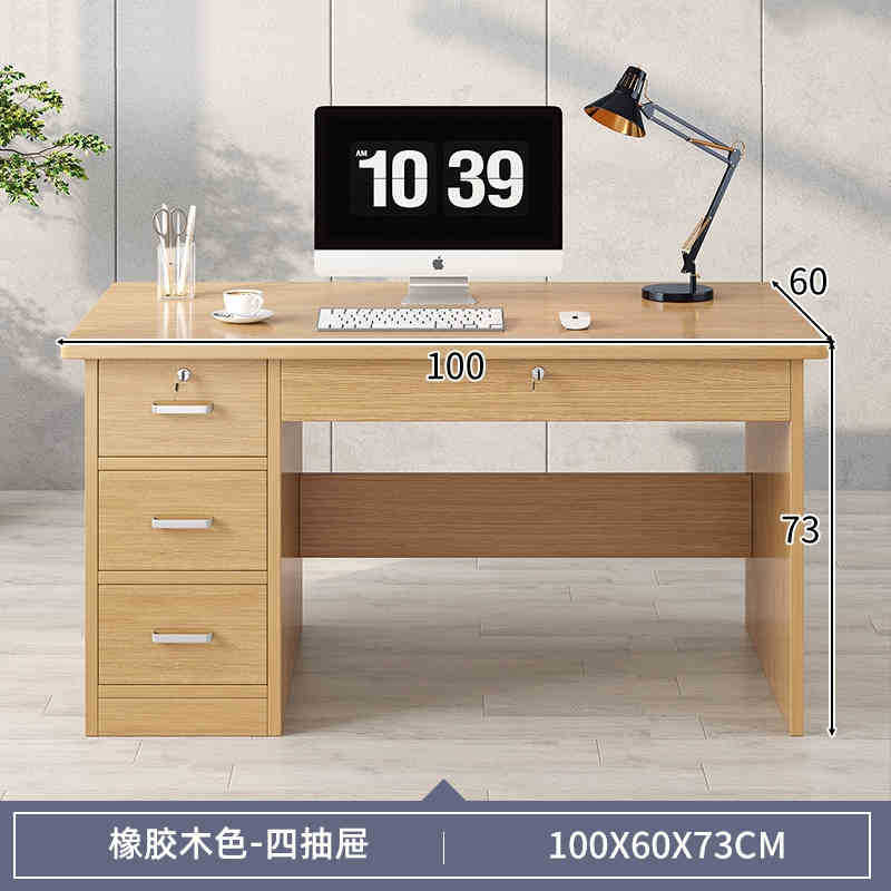 Escritorio simple y moderno escritorio de la computadora del hogar cajón escritorio de la oficina mesa y la silla combinación escritorio individual banco de trabajo