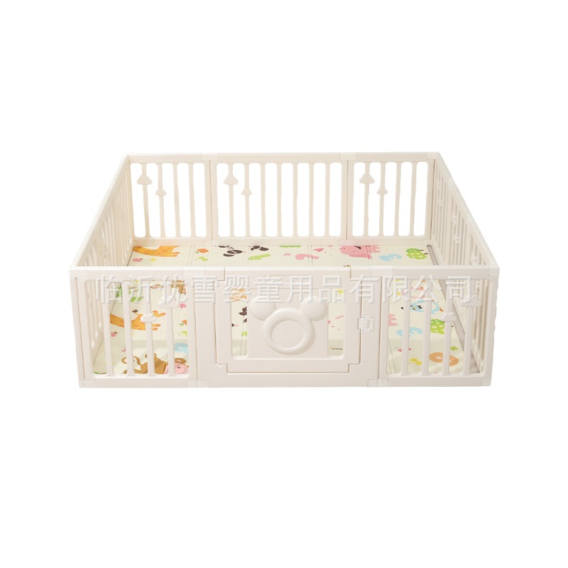 Jiayin cerca para niños juegos interiores para bebés en el suelo grueso cerca de protección para bebés rastreando cerca para niños pequeños para el hogar
