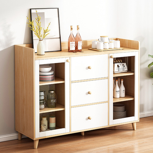 Sideboard cupboard household small kitchen cabinet tea cabinet wine cabinet storage cabinet cabinet storage cabinet living room wall