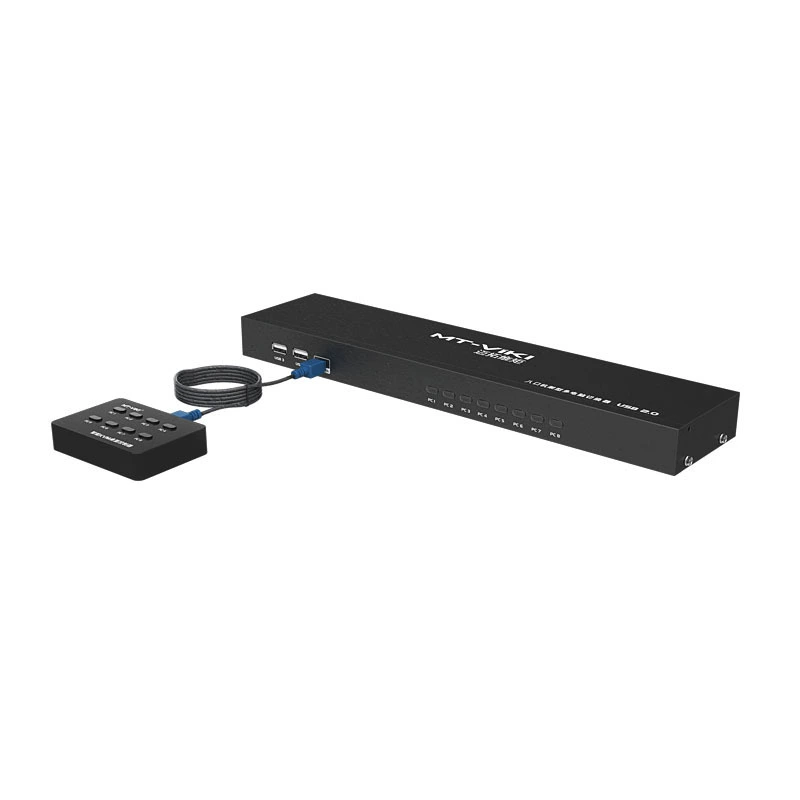 MT-801UK-L VGA переключатель KVM настольный переключатель восьми в одном выход