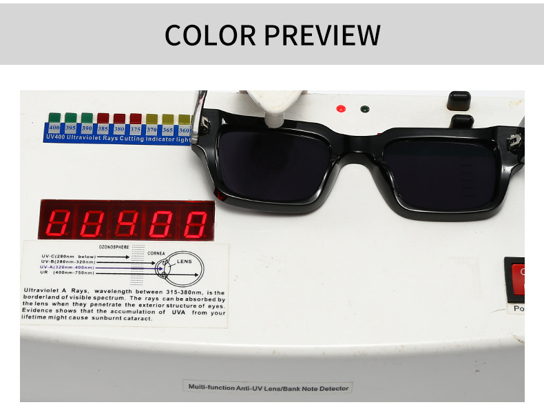 Gränsöverskridande fyrkantiga solglasögon för män moderna vintage Miami Beach UV400 solglasögon herrsolglasögon 3603_voghion.com