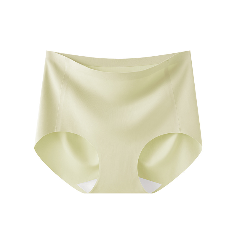 Ropa interior sin costuras de cintura alta, ropa interior de entrepierna antibacteriana de algodón para mujer, yoga y fitness