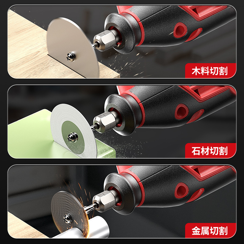 Molino eléctrico cortar madera pequeño molino eléctrico jade tallar madera pulido artefacto 6 herramientas de corte y tallado