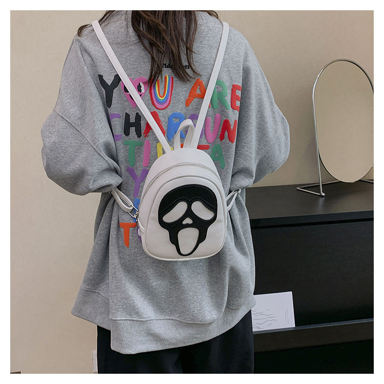 New Unisex Cross-border Foreign Trade Halloween Bag, Quirky And Personalized Ghost Bag, Skeleton Shoulder Bag, Versatile Couple Backpack_voghion.com
