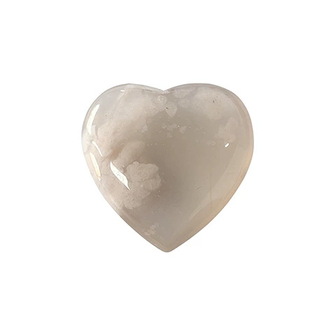 (Cross-border trading), (Wholesale), natural water, organic crystal heart shaped, accessories, 20mm, with gem