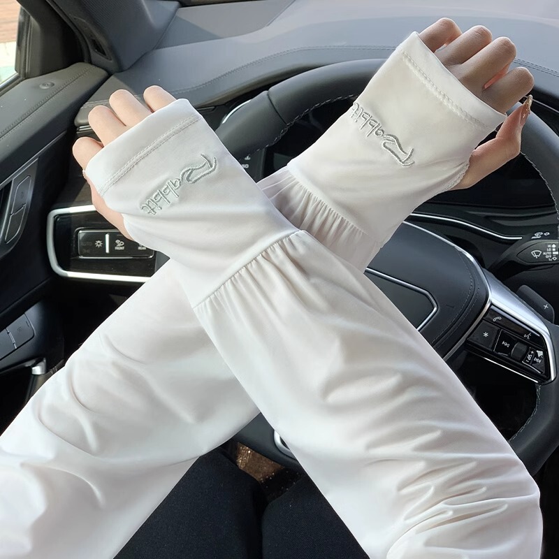 Summer Ice Sleeve Sun Protection Arm Sleeves for Women, Thin Uv Protection Long Ice Silk Arm Sleeves, Driving Sun Protection Gloves Summer Ice Sleeve Sun Protection Arm Sleeves for Women, Thin Uv Protection Long Ice Silk Arm Sleeves, Driving Sun Protection Gloves