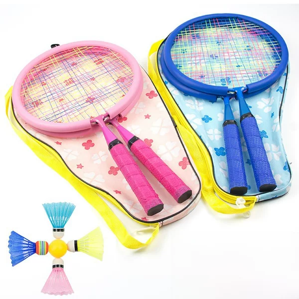 Badminton Racket for Kidsren, Ultra-Light Reinforced and Durable Set, Outdoor Toys for Kindergarten Primary School Students Aged 2-12 Years Old