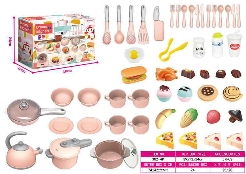 302 - 4P conjunto de cocina de estilo europeo