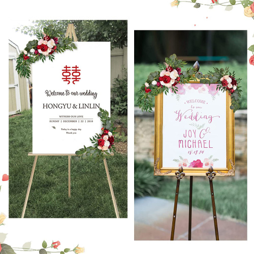 Amazon Wedding Arch Flower Welcome Flowers Wedding Arch Banquet Style Floral Decor Artificial Flower Supply