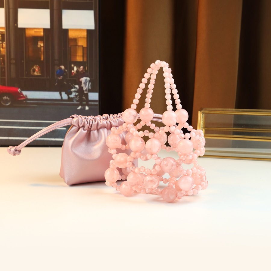 Nuova borsa da donna con design a nicchia in metallo traforato, borsa a secchiello alla moda per feste serali, stile popolare_voghion.com