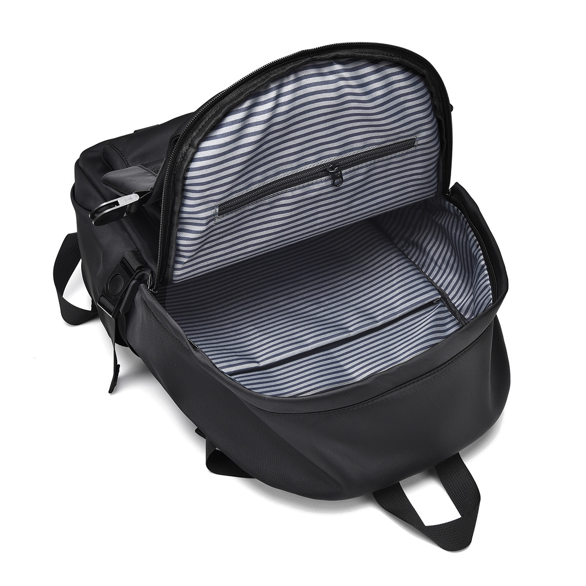Mochila anti-salpicaduras de gran capacidad para hombres de Amazon, mochila de viaje al aire libre de negocios de ocio, mochila escolar para computadora