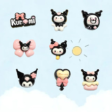 库洛米游戏机字牌蝴蝶结蛋糕DIY冰箱贴手机壳树脂配件米周边饰品