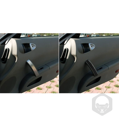 Lamp eyebrow car door handle decorative