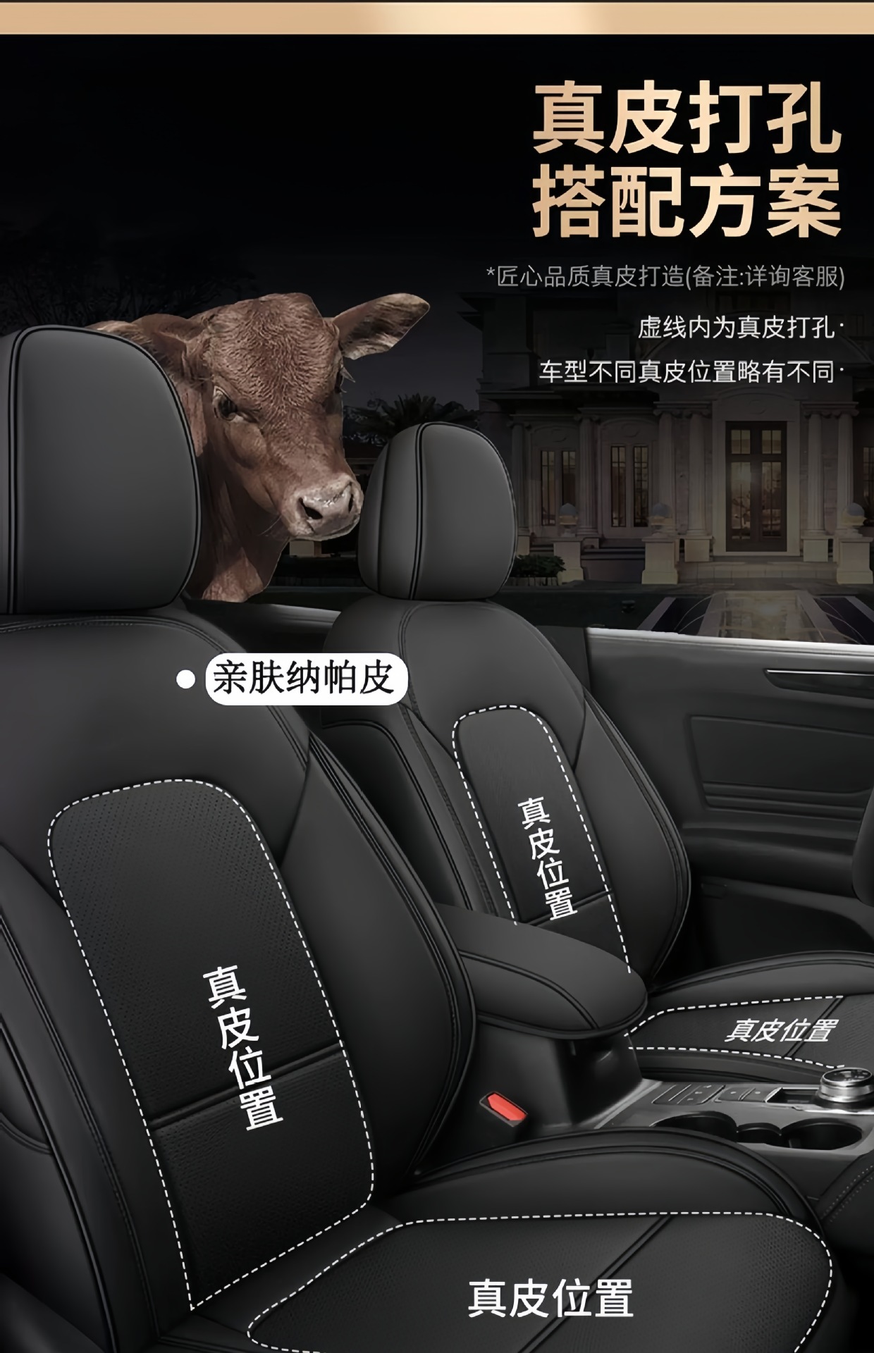 Ford Focus, Ecosport, Kuga, Mondeo, Escort Special Car Seat Covers, Full Leather Seat Covers and Cushions