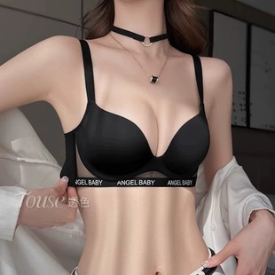 Small Breast Push-Up Intimates for Women to Show Big Breasts, Anti-Sagging, 2025 Spring New Sexy Bra Set, Summer Thin Style