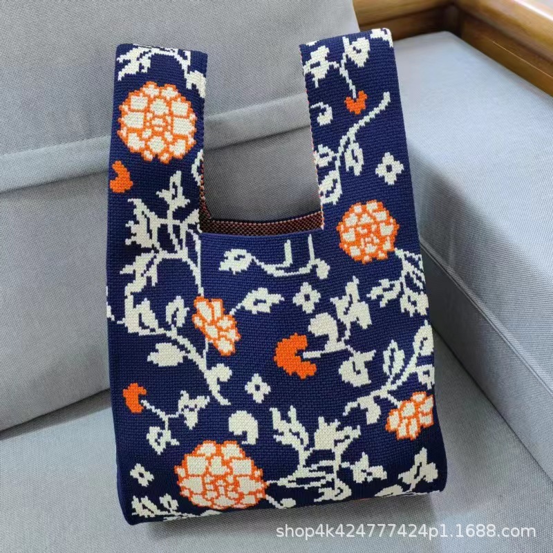 INS nuevo bolso de mujer bolso de mano bolso de punto bolso de gran capacidad bolso de hombro bolso de cubo