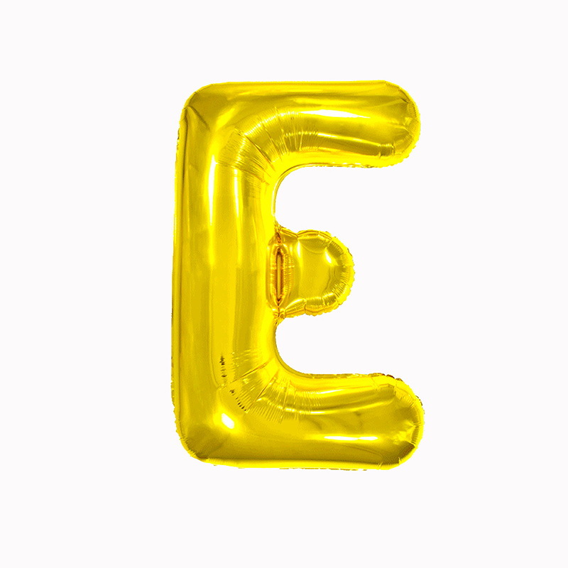 32 pulgadas 40 pulgadas 16 pulgadas inglés carta globo de aluminio fiesta de cumpleaños decoración de la boda papel de aluminio globo escena diseño