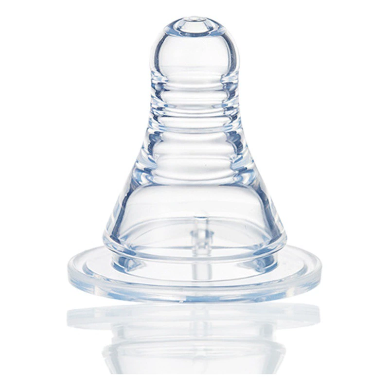 Стандартный сосок-пустышка для младенцев, антиколиковый, оптовый универсальный адаптер для бутылочек из жидкого силикона