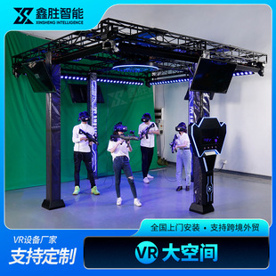 VR大空间自由行走平台体感射击联机对战互动游乐设备多人vr游戏机-阿里巴巴