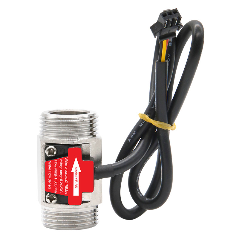 Dijiang Hall sensor de flujo de agua 6 puntos calentador de agua de acero inoxidable bomba interruptor de flujo de agua medidor de flujo de agua G3 / 4 image 5